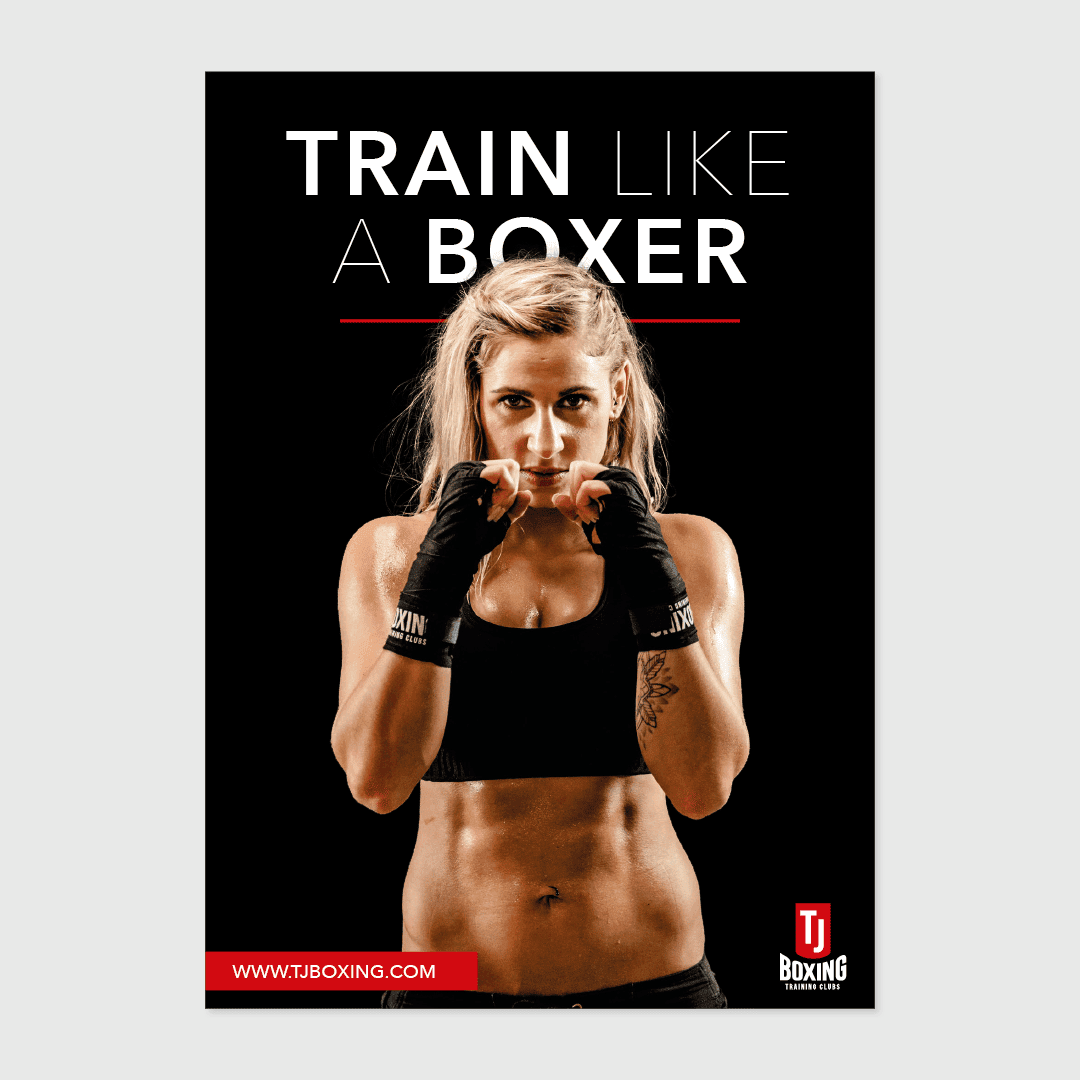 TJ Boxing poster ontwerp