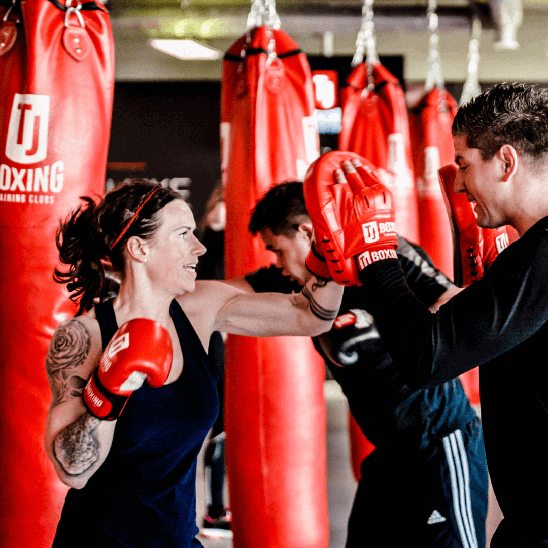 TJ Boxing fotografie groepsles