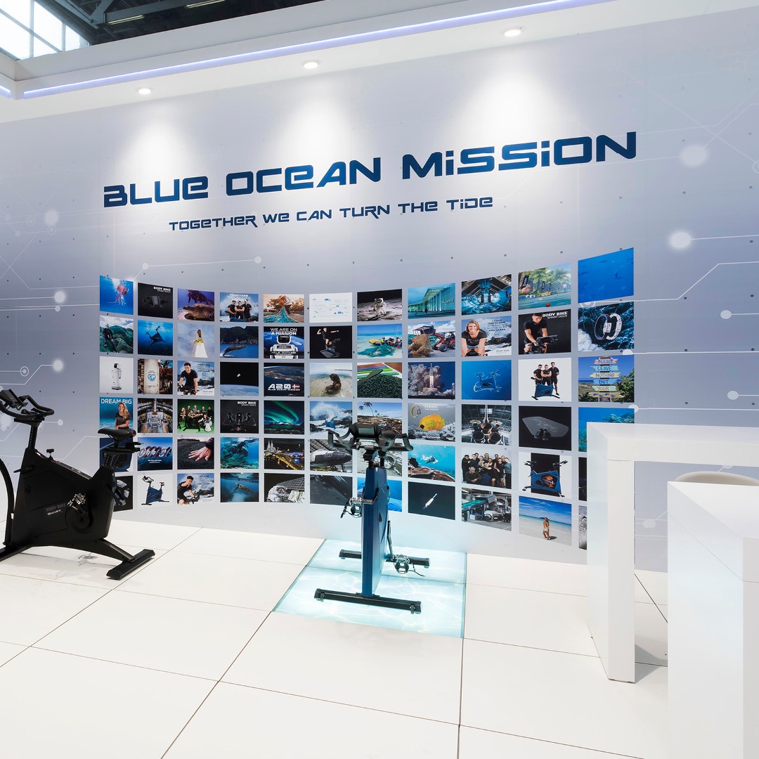 Oceanix campagne -blue ocean mission booth