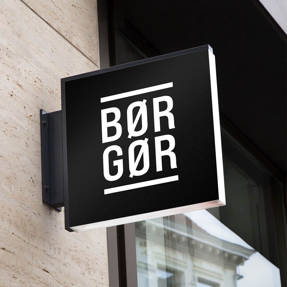 design Borgor burgers & hotdogs